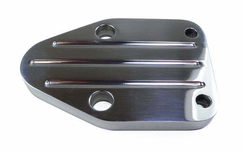 Polished Aluminum Sb Chevy Fuel Pum Polished Aluminum Sb Chevy Fuel Pum