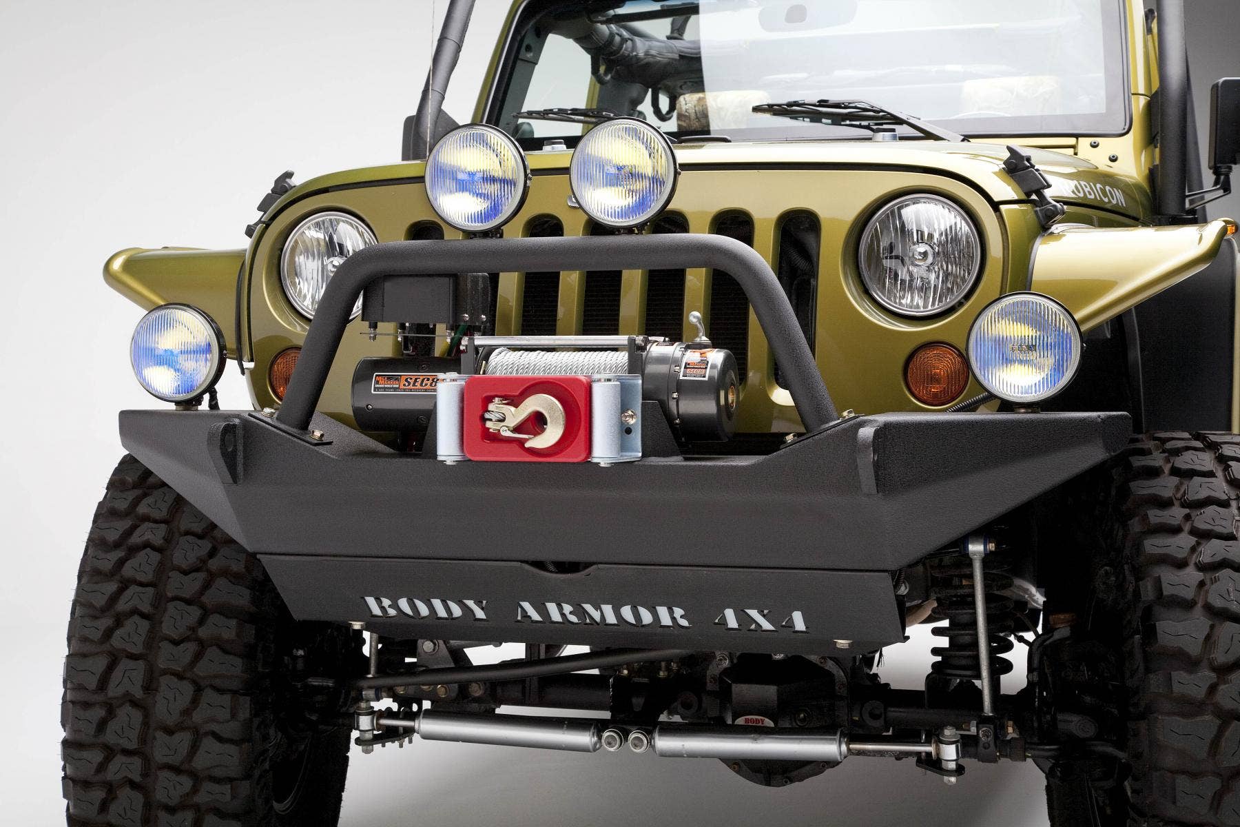 Body Armor Jk-19531 Front Bumper Sheet Metal Design   Bumper  With Bull Bar -