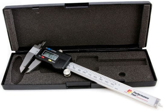 Performance Tool W80152 Electronic Digital Caliper With Extra Large Lcd Screen,