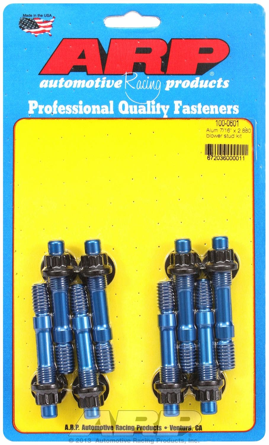 Arp 100-0601 Blower Stud Kit   Supercharger Mounting Stud  Type - Break-Away,