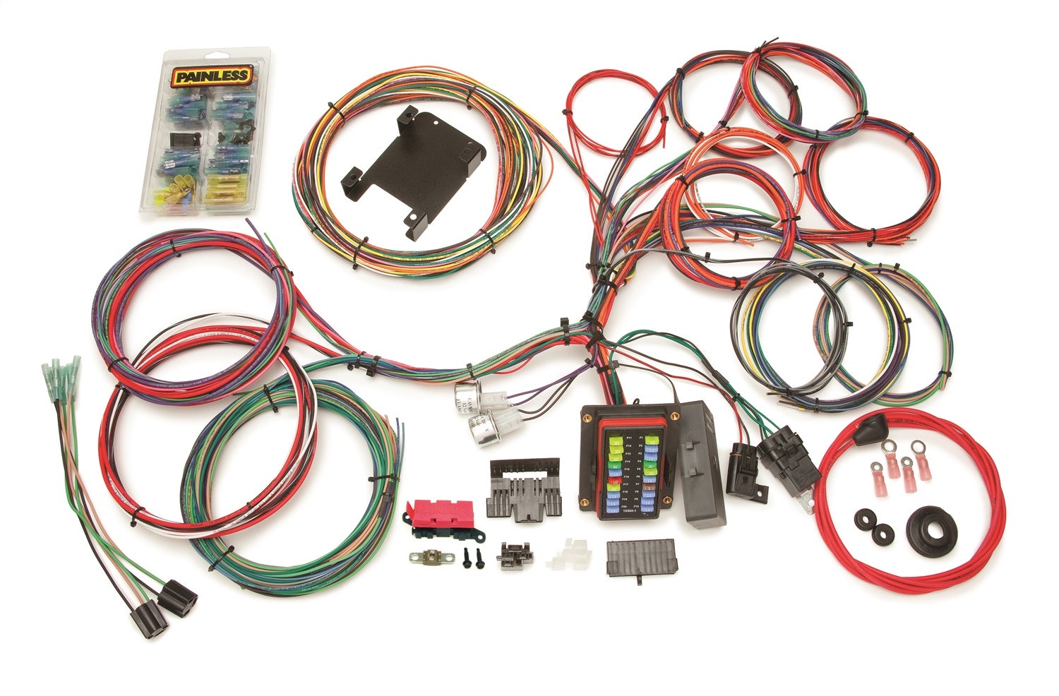 Painless Wiring 10140 26 Circuit Customizable Weatherproof Chassis Harness   26