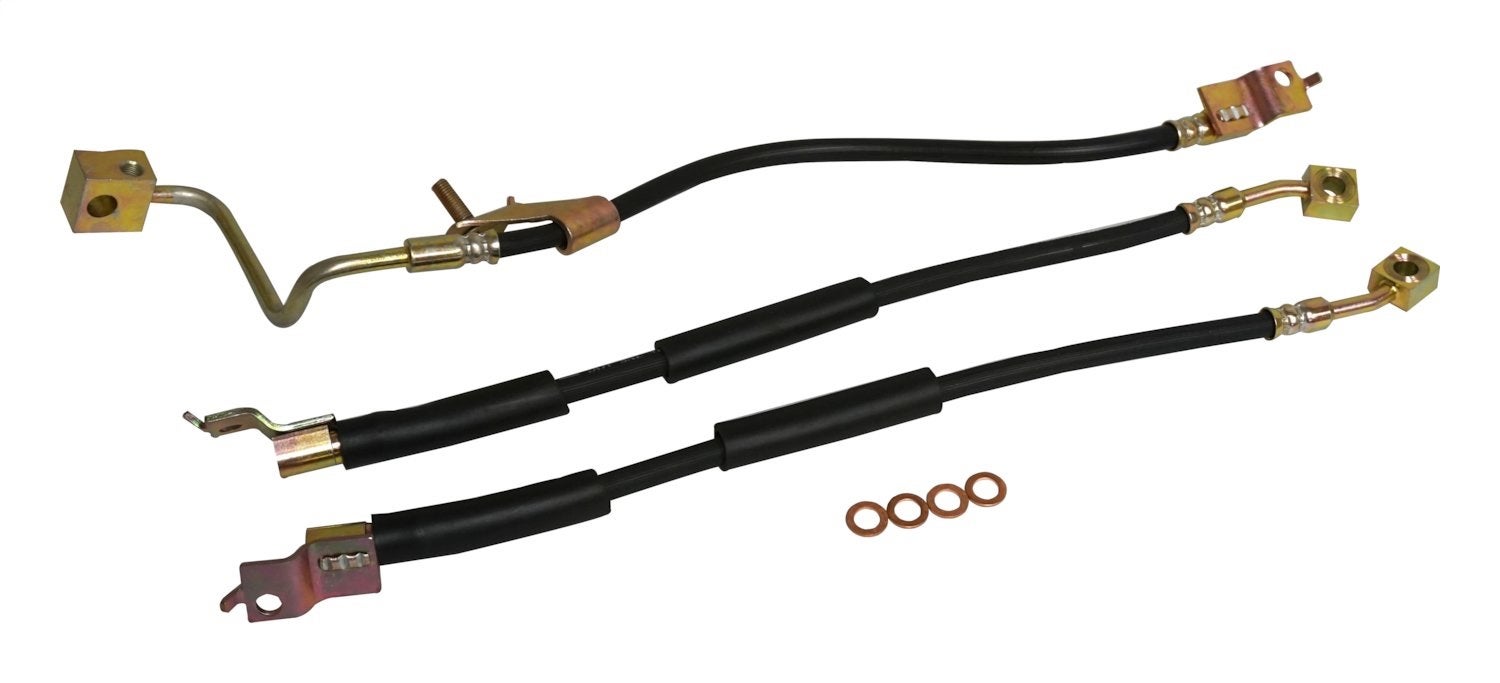 Crown Automotive Bhk3 Brake Hose Kit Fits 97-06 Wrangler (Tj) Crown Automotive