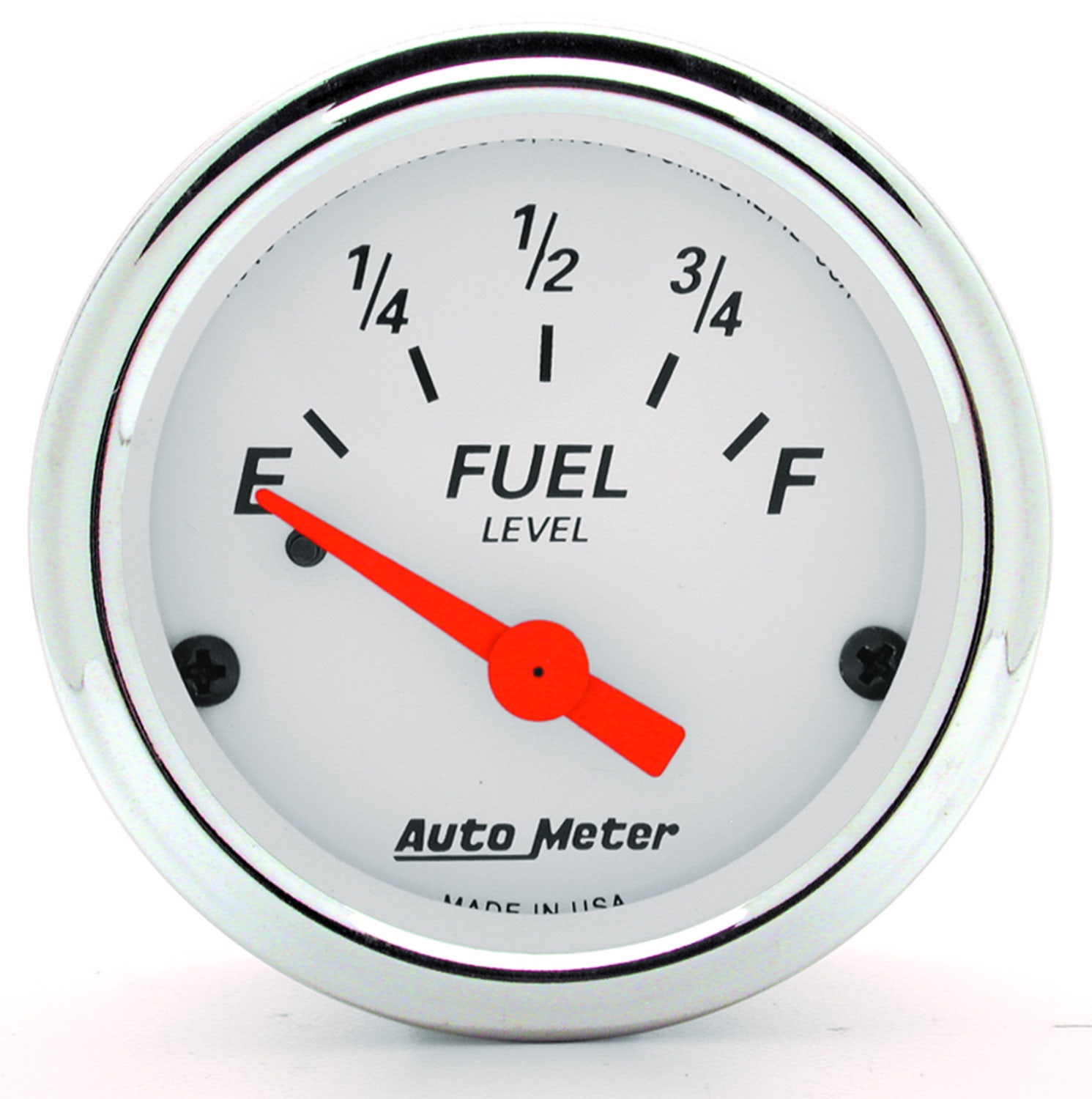 Autometer 1315 Arctic White Fuel Level Gauge Auto Meter Products  Gauge Fuel