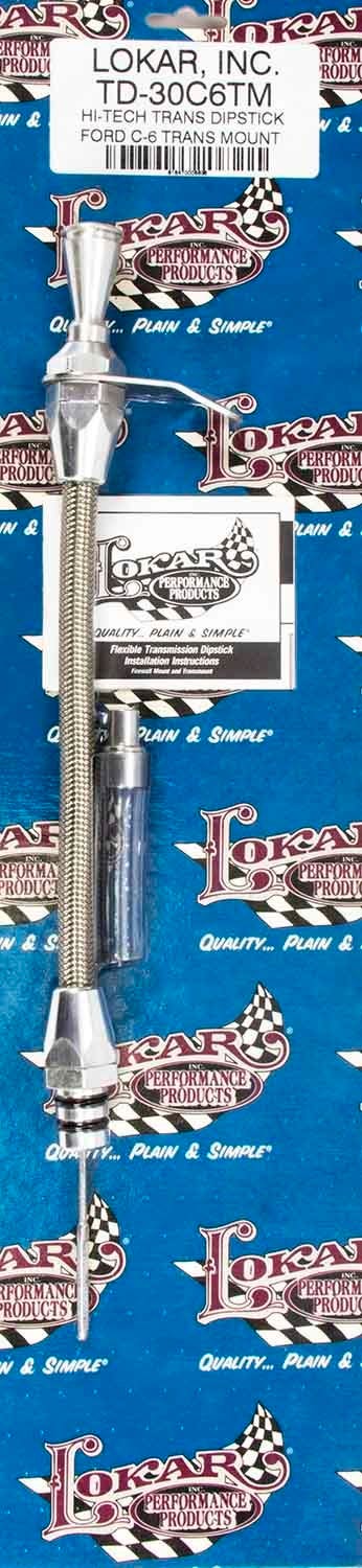 Lokar Td-30C6tm Hi-Tech Transmount Transmission Dipstick For Ford C-6