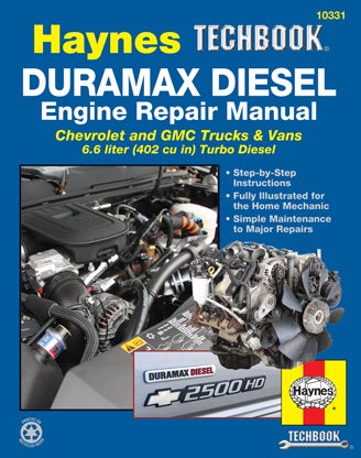 Duramax Diesel Engine For Chevrolet & Gmc Trucks & Vans (01-12) Haynes Techbook