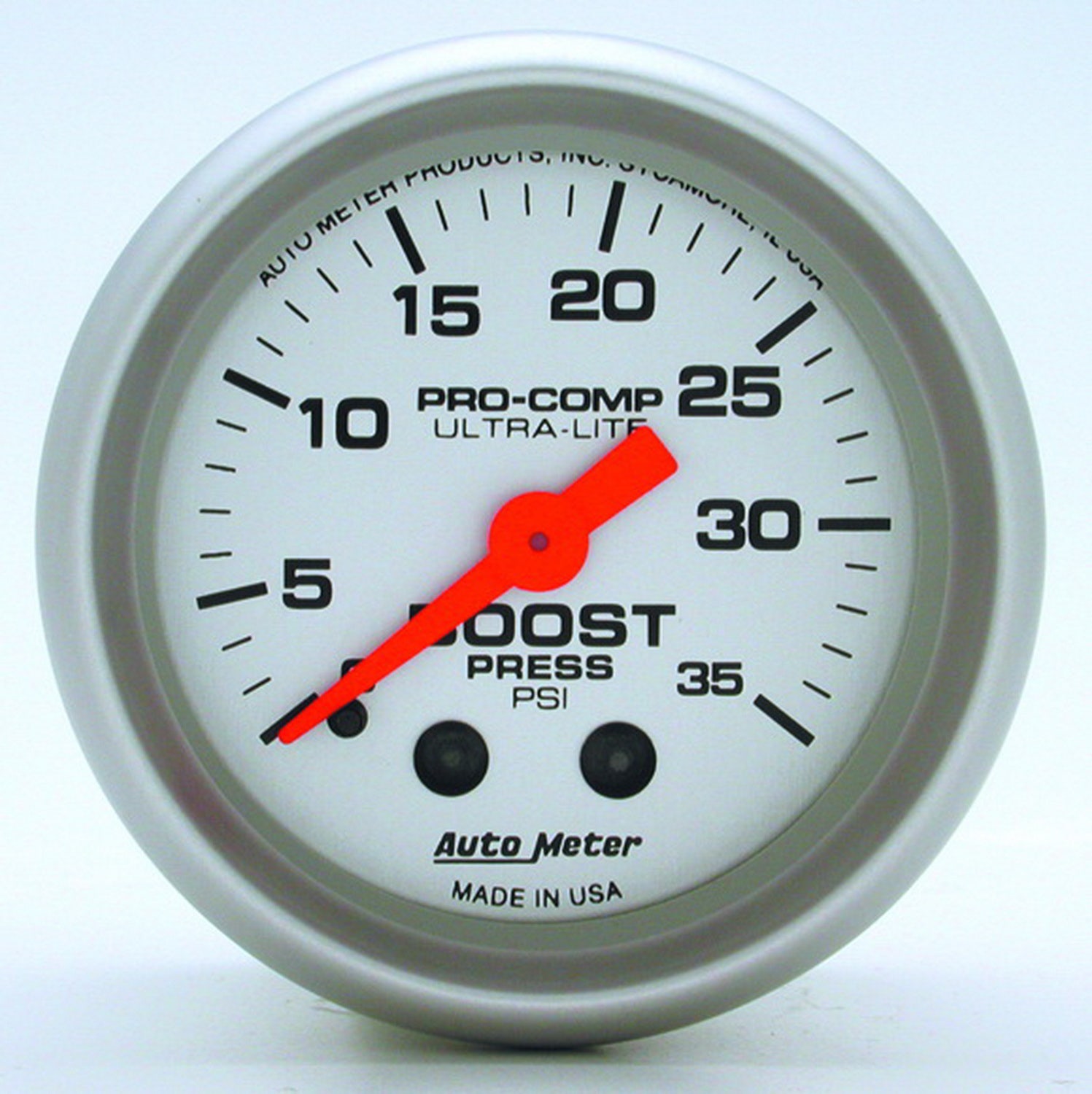 Autometer 4304 Ultra-Lite Mechanical Boost Gauge Auto Meter Products  Gauge