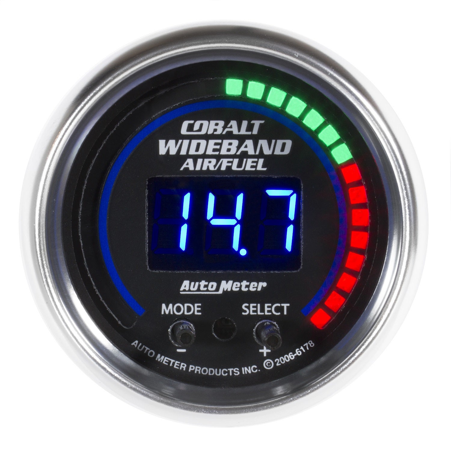 Autometer 6197 Cobalt Digital Air/Fuel Ratio Gauge   Cobalt Digital Air/Fuel