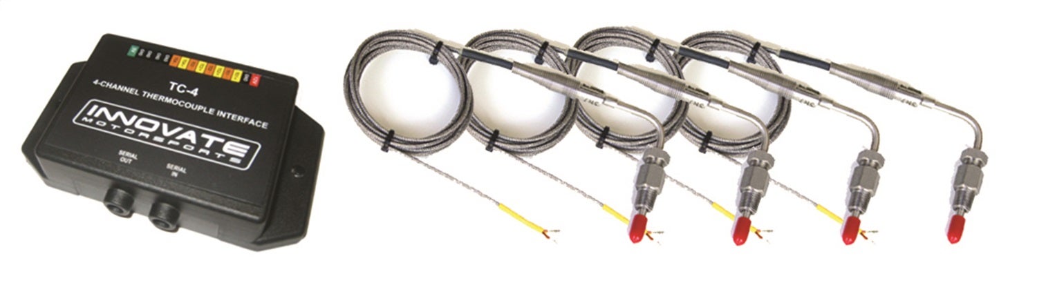 Innovate Motorsports 3895 Tc-4 Plus 4-Channel Egt Kit   Tc-4 Plus 4-Channel Egt