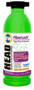 K&W 401224 Fiberlock Head Gasket & Block Repair - 32 Fl Oz K&W 401224 Fiberlock