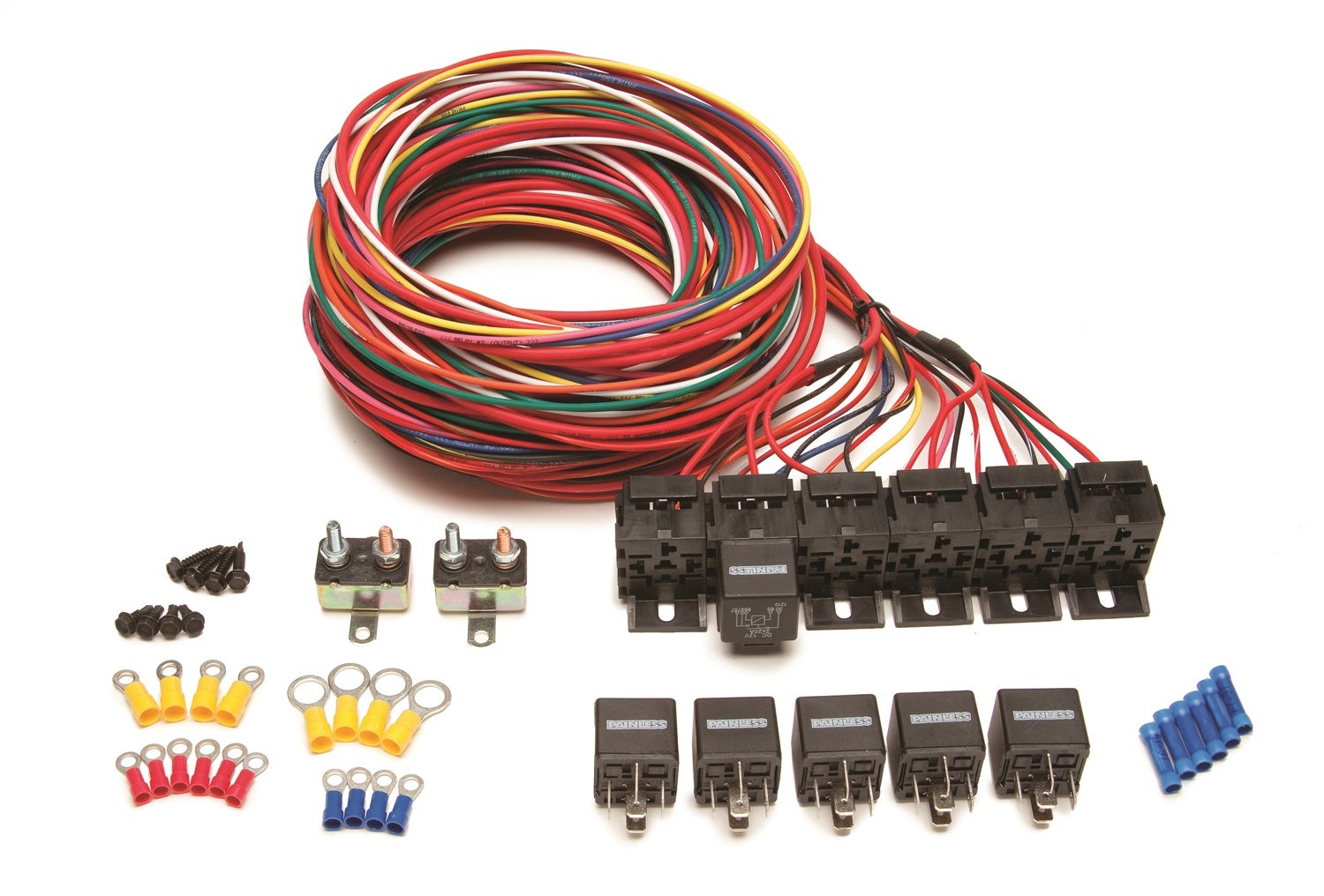 Painless Wiring 30108 6-Pack Relay Bank   6-Pack Relay Bank