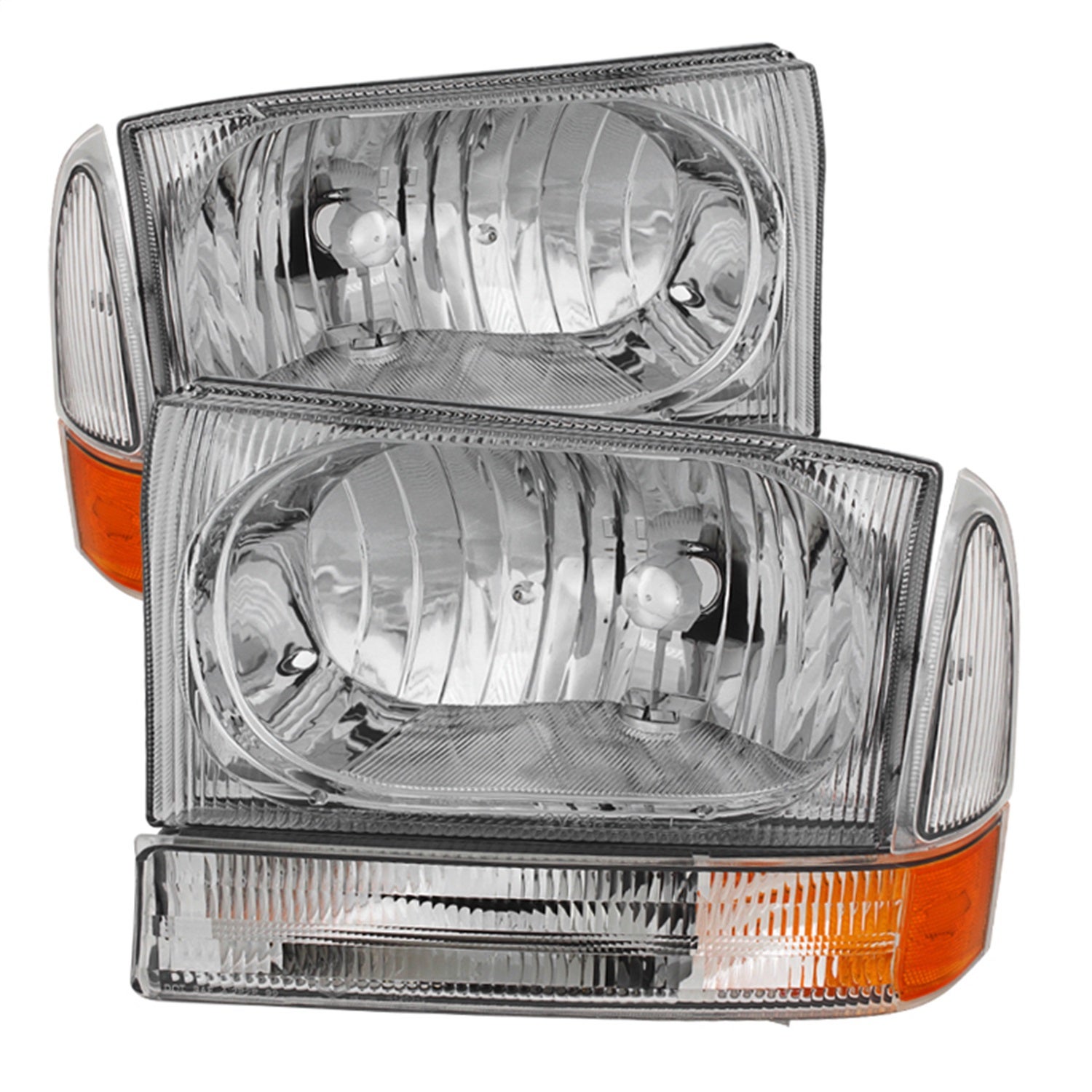 Spyder Auto 9025419 Xtune Crystal Headlights/Bumper Lights   Xtune Crystal