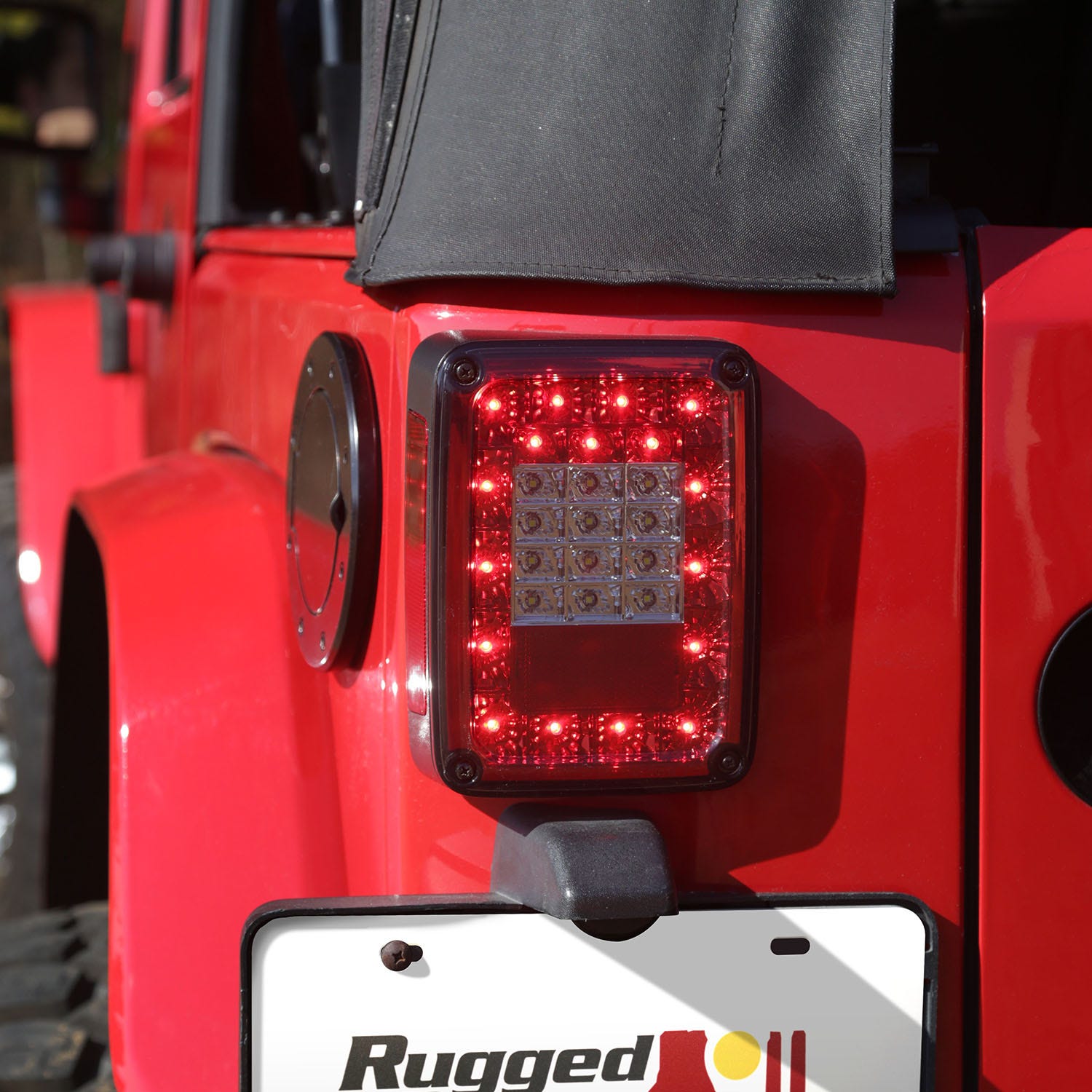 Rugged Ridge 12403.88 Led Tail Light Set Fits 07-18 Wrangler (Jk)   Tail Light