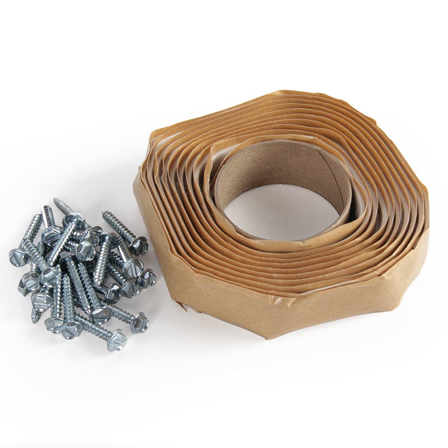 Camco 25013 Universal Vent Installation Kit With Butyl Tape   Roof Vent