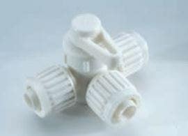 1Pc 3/8' 3-Way Valve 1Pc 3/8  3-Way Valve