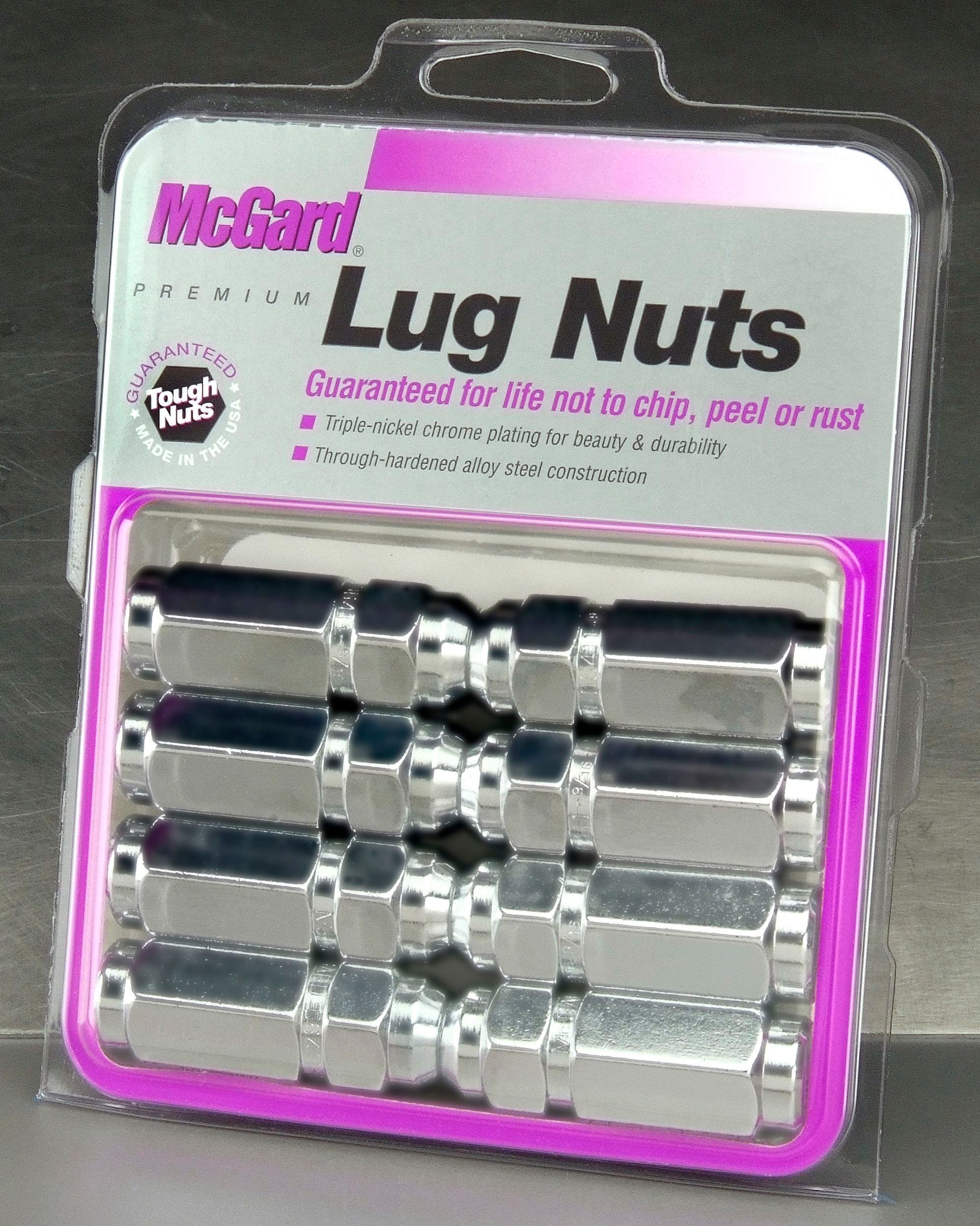 Mcgard 64806 Chrome Duplex Cone Seat Style Lug Nut Set (9/16" - 18 Thread Size)
