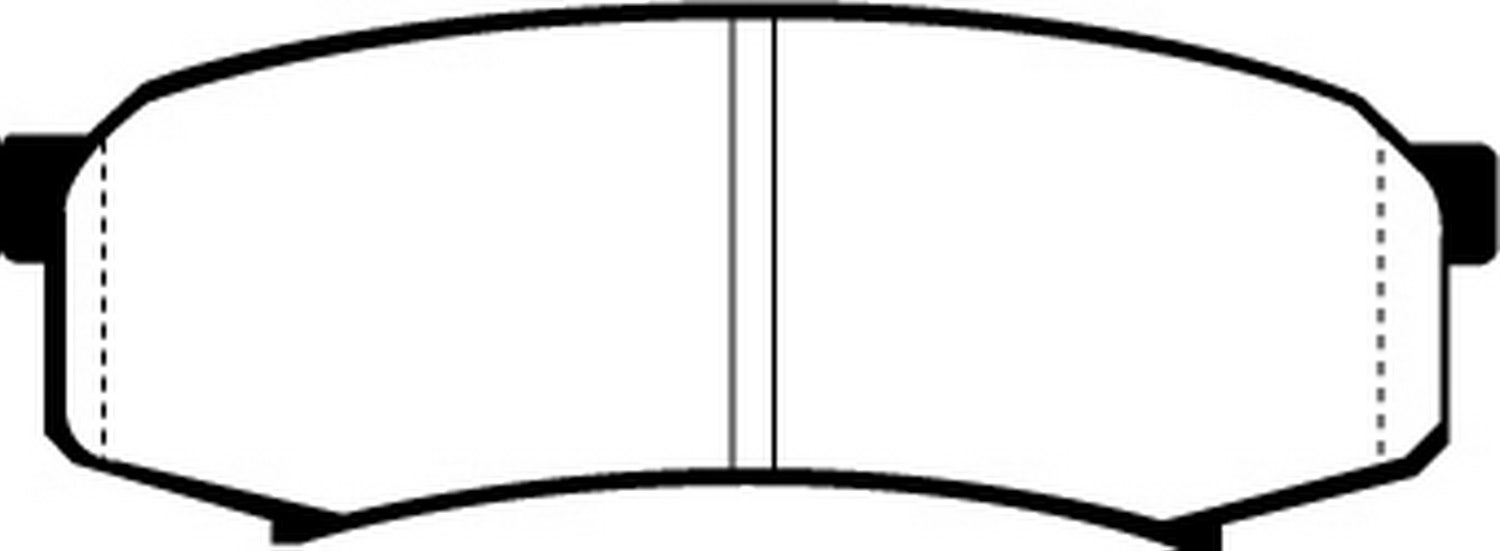 Ebc Brakes Dp6993 6000 Series Greenstuff Truck/Suv Brakes Disc Pads   Brake Pad