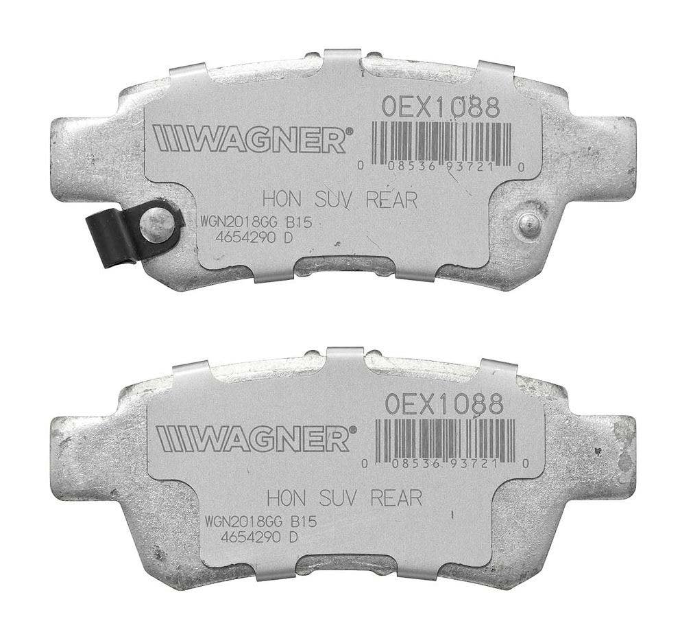 Wagner Brake Disc Brake Pad Set P/N:Oex1088 S Oex1087 Brake Pad Oex; Recommended