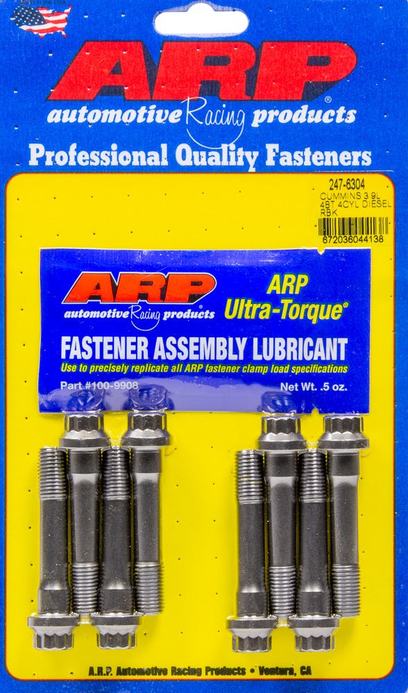 Arp 247-6304 Diesel Rod Bolt Kit (Dodge Cummins 3.9L 4Cyl 4Bt Diesel Rod) Arp
