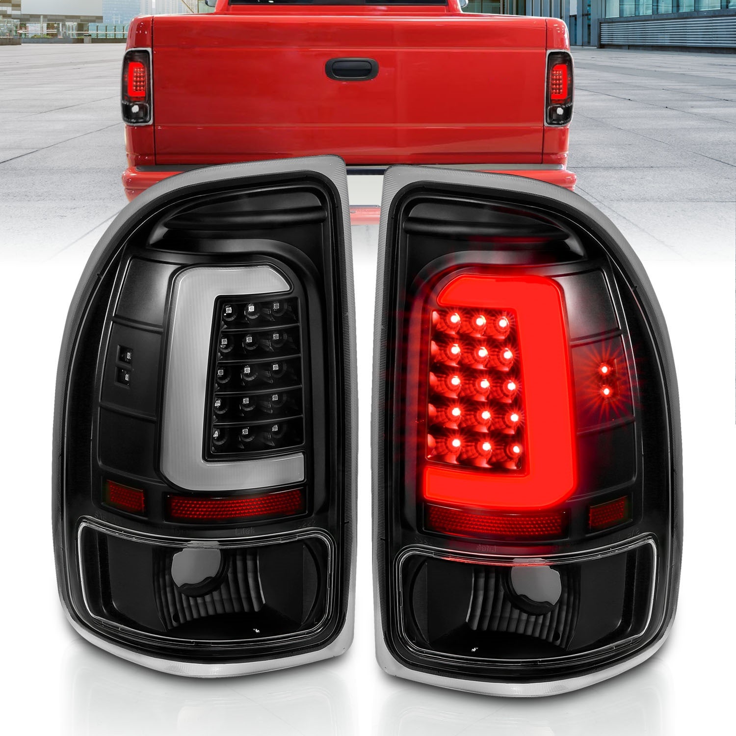 Anzo Usa 311347 Tail Light Assembly Fits 97-04 Dakota   Tail Light Assembly Fits