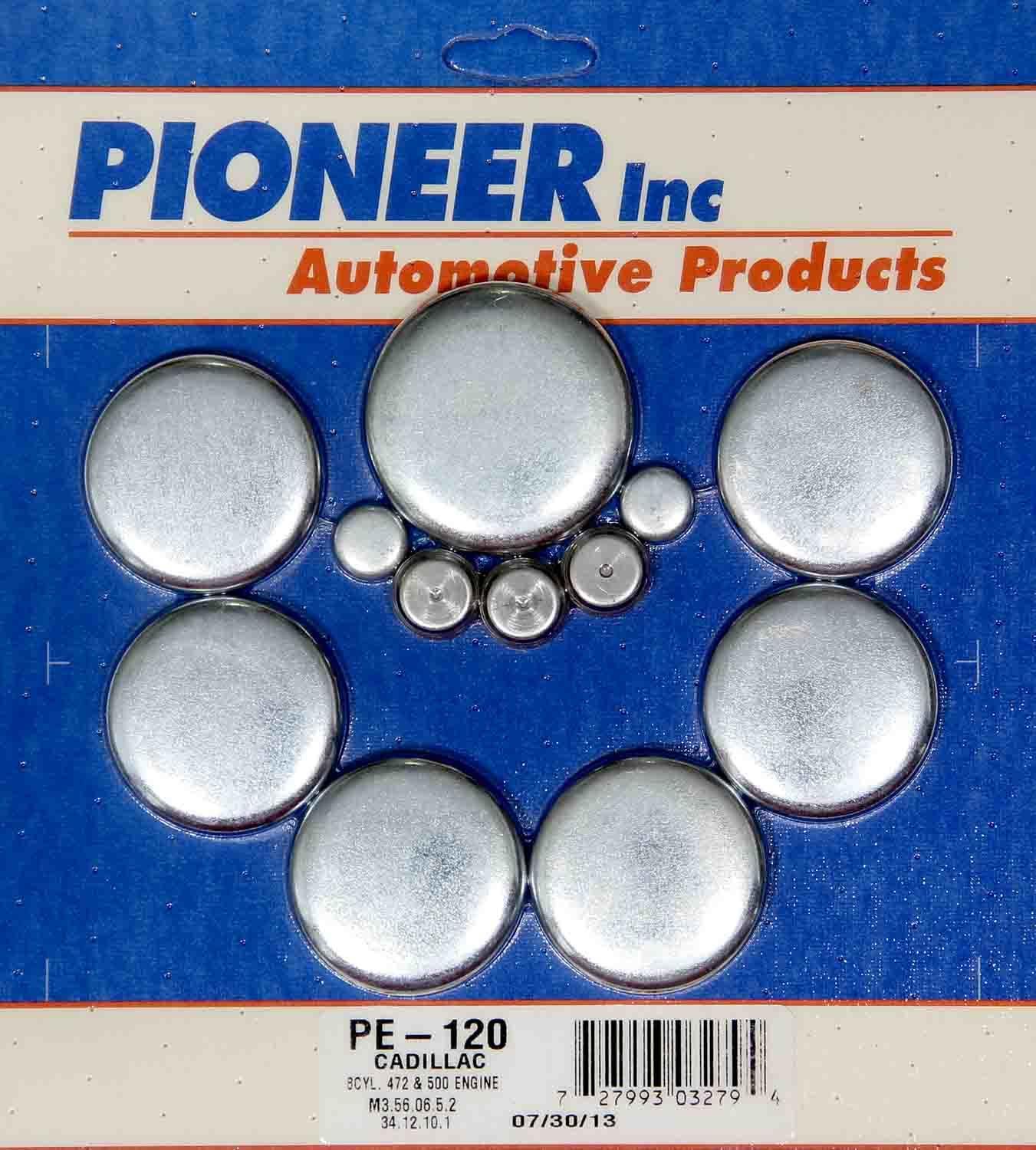 Pioneer Pe120 Freeze Plug Kit For Cadillac V8  Pe120 Freeze Plug Kit For