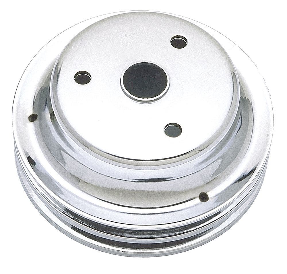 Trans-Dapt 9607 Chrome Crankshaft Pulley Trans Dapt 9600 Water Pump Pulley;