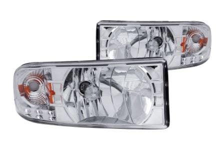 Anzo Usa 111206 Crystal Headlight Set Fits 94-02 Ram 1500 Ram 2500 Ram 3500 Anzo