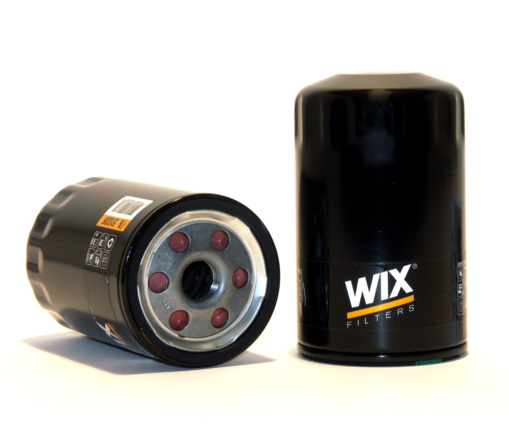 Wix Engine Oil Filter P/N:51036  Filters  Oil Filter; Type - Canister, Color -