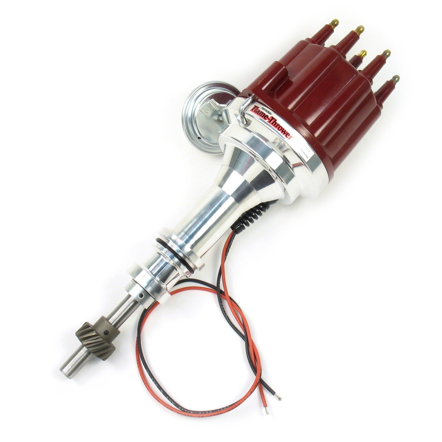 Pertronix D130711 Flame-Thrower Plug And Play Vacuum Advance Red Male Cap Billet