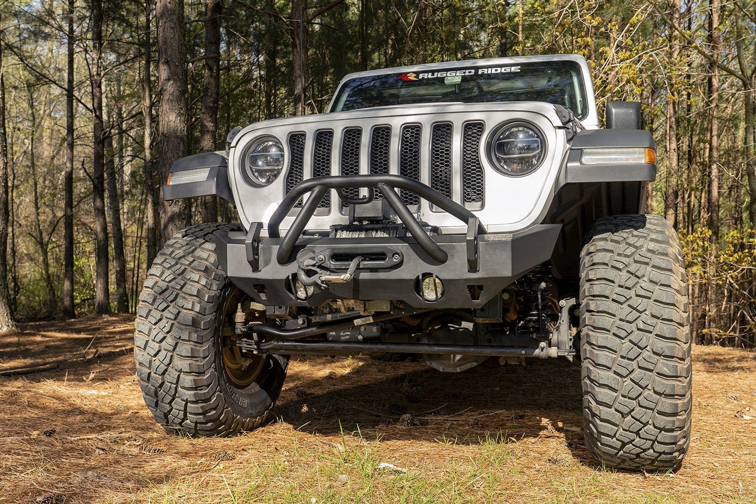Rugged Ridge 11540.32 Heavy Duty Bumper Fits 18-23 Gladiator Wrangler (Jl)