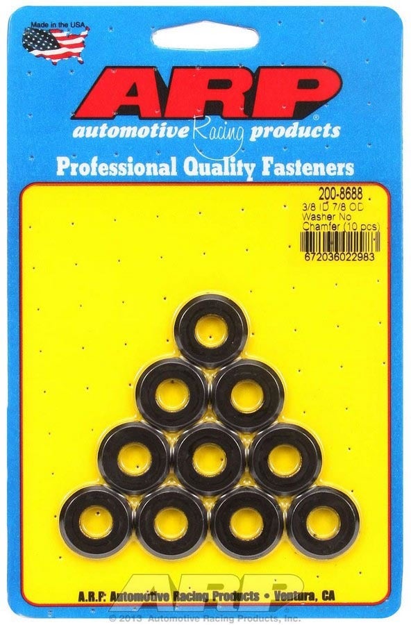Arp 200-8688 Black 3/8" Id X 7/8" Od Washer - 10 Piece Arp  Black 3/8  Id X 7/8