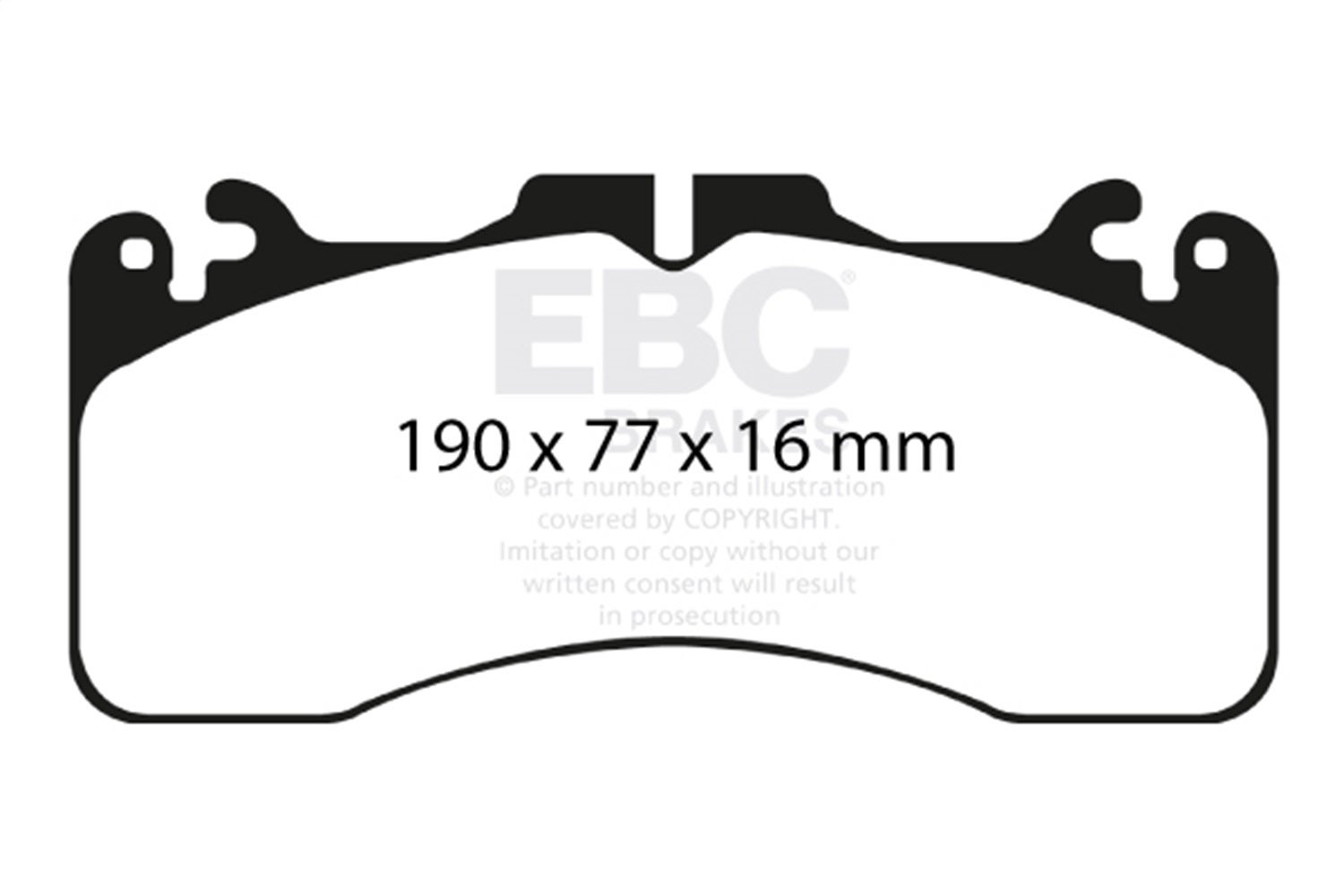 Ebc Brakes Dp31867c Redstuff Ceramic Low Dust Brake Pads Fits Gs F Ls460 Rc F