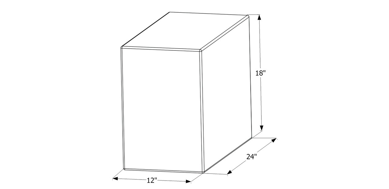Wt2454  24X18x12  20 Gal. Wt2454  24X18x12  20 Gal.