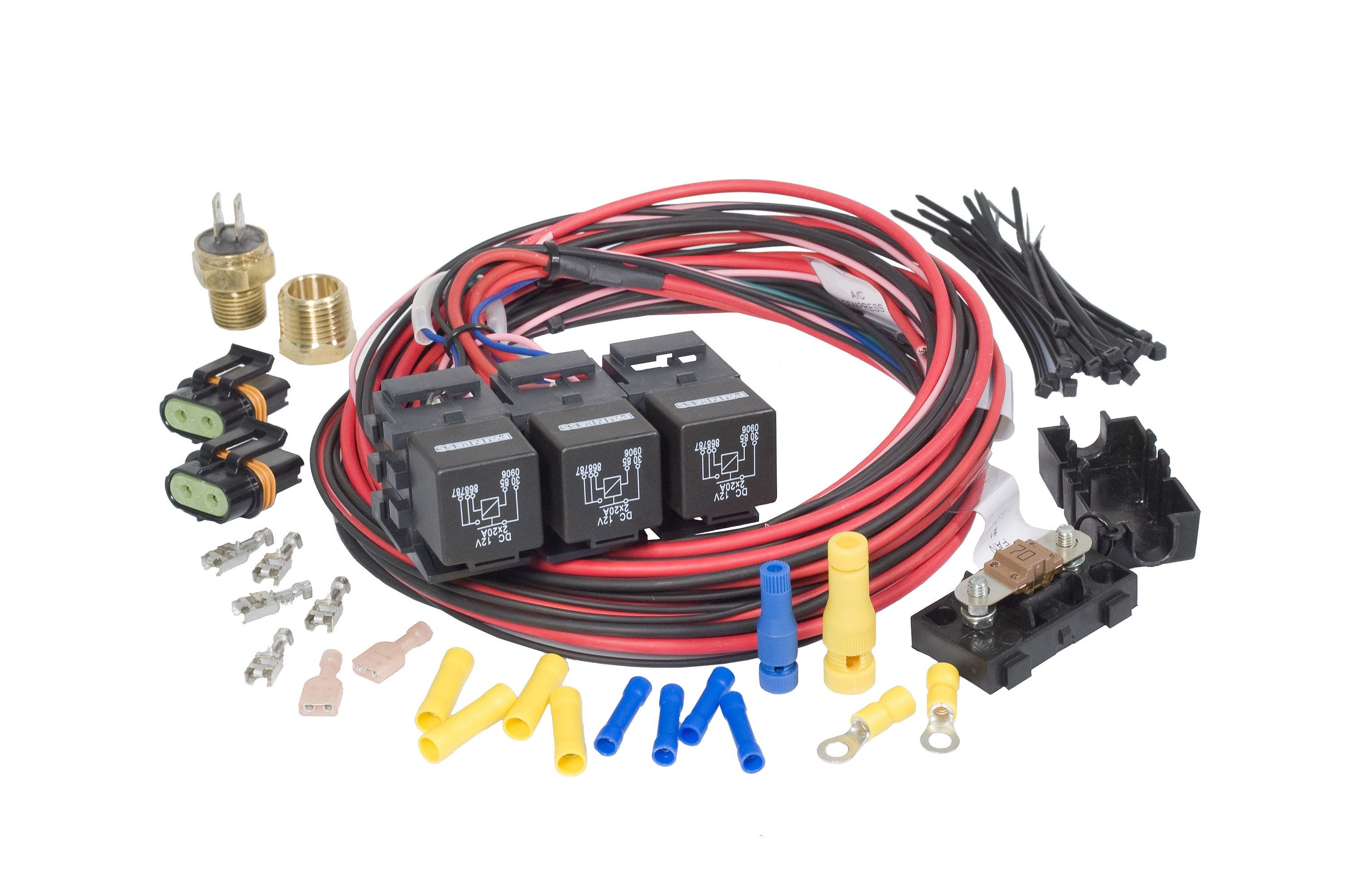 Painless Wiring 30116 Dual Activation Fan Relay   Cooling Fan Relay