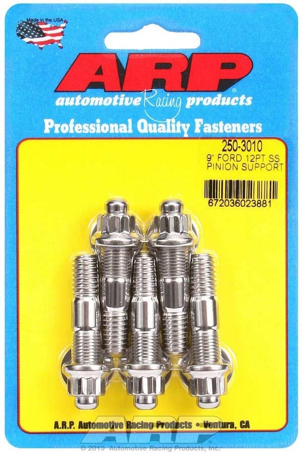 Arp 250-3010 9" 12-Point Stainless Steel Pinion Support Stud Kit Arp  9