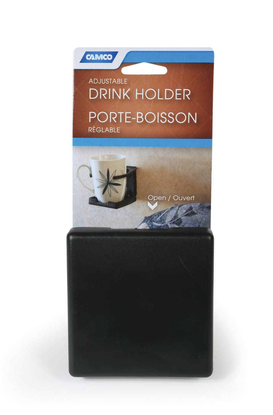 Camco Adjustable Drink Holder- Can Hold Mugs, Large Drinks And Almost Any Size