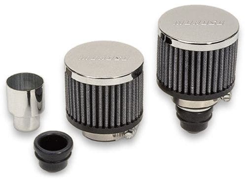 Moroso Valve Cover, Breather Kit, Push-In  Performance  Crankcase Breather