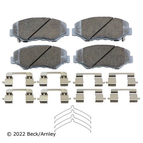 Beck/Arnley Disc Brake Pad Set P/N:085-6698  Disc Brake Pad Set P/N: