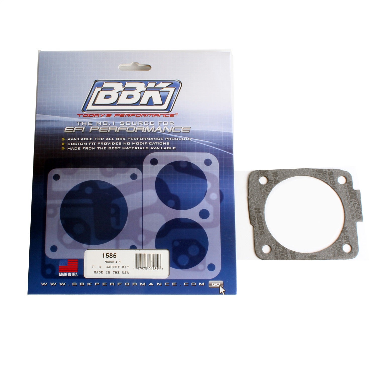 Bbk Performance 1585 Throttle Body Gasket Kit Bbk Performance  Throttle Body