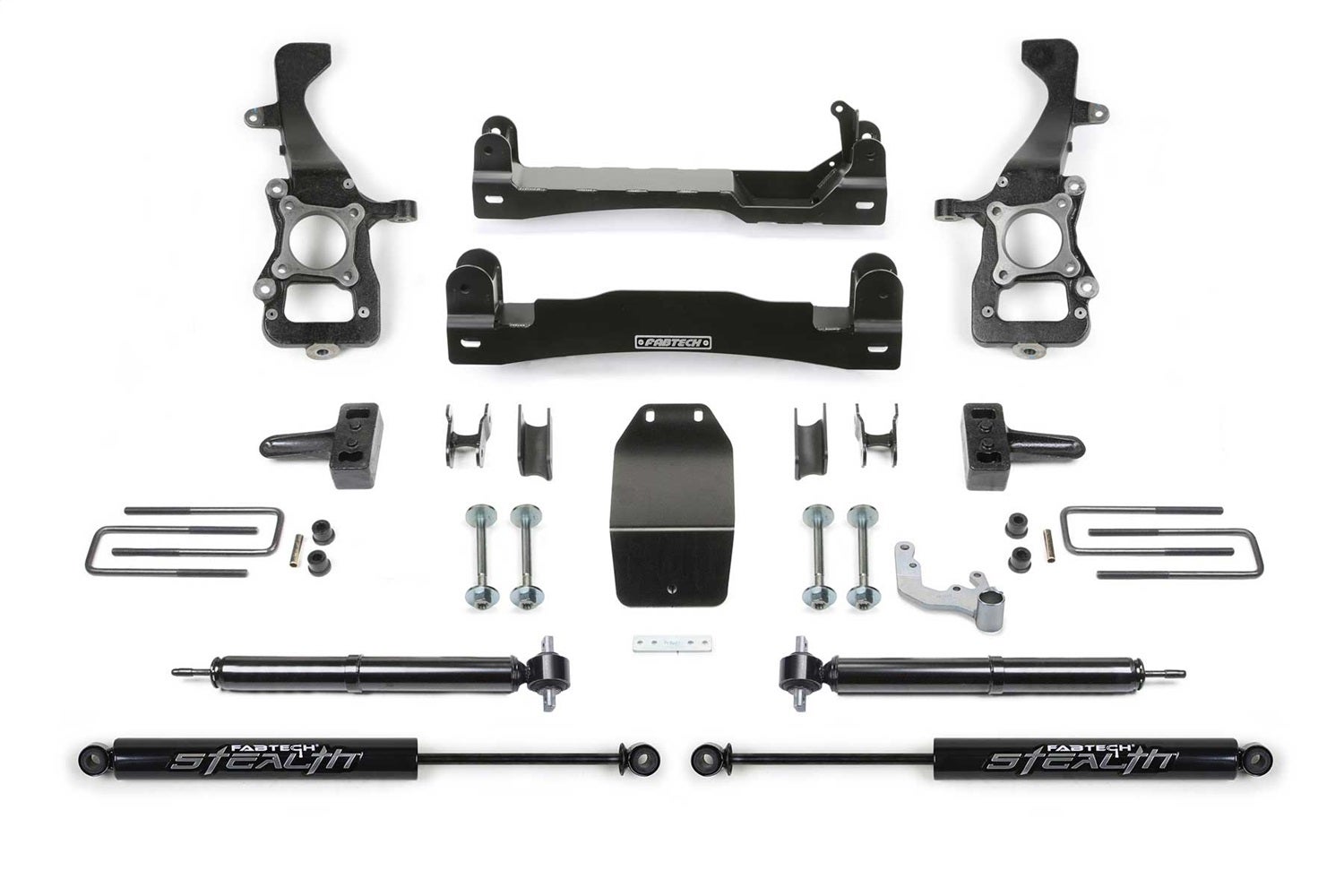 Fabtech K2386m Basic Lift System W/Shocks Fits 21-23 F-150   Basic Lift System