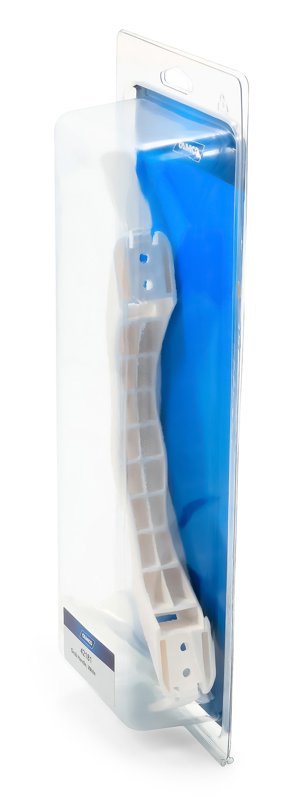 Camco Grab Handle, Wht   Exterior Grab Bar; Type - Non-Folding, Adjustable - No,