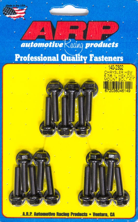Arp 140-2302 Coil Bolt Kit (Coil Bracket 6Pt Mopar 5.7/6.1L Hemi) Arp  Coil Bolt
