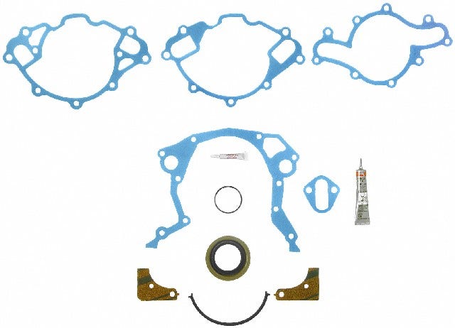 Fel-Pro Engine Timing Cover Gasket Set P/N:Tcs 45450   Timing Cover Gasket Set