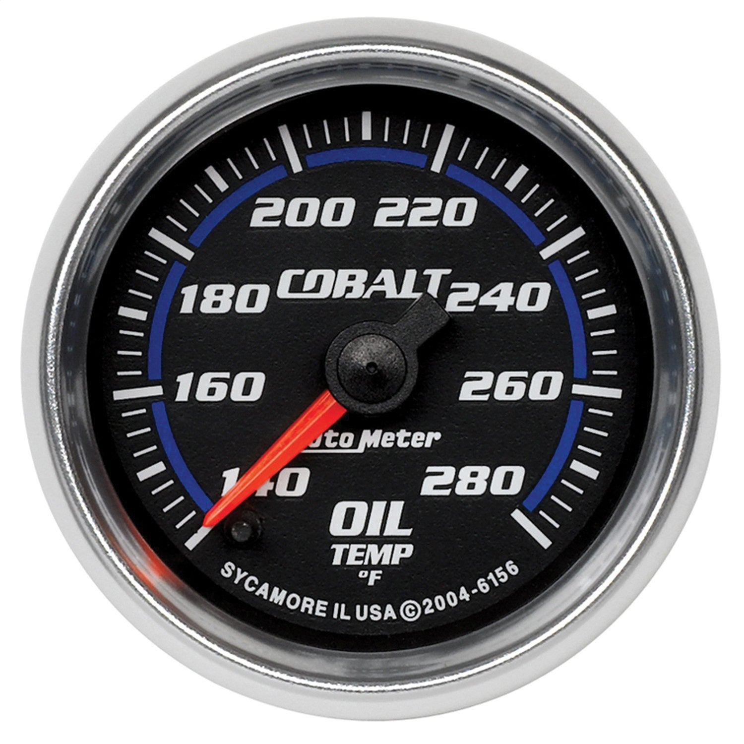 Autometer 6156 Cobalt Electric Oil Temperature Gauge Auto Meter Products 6153
