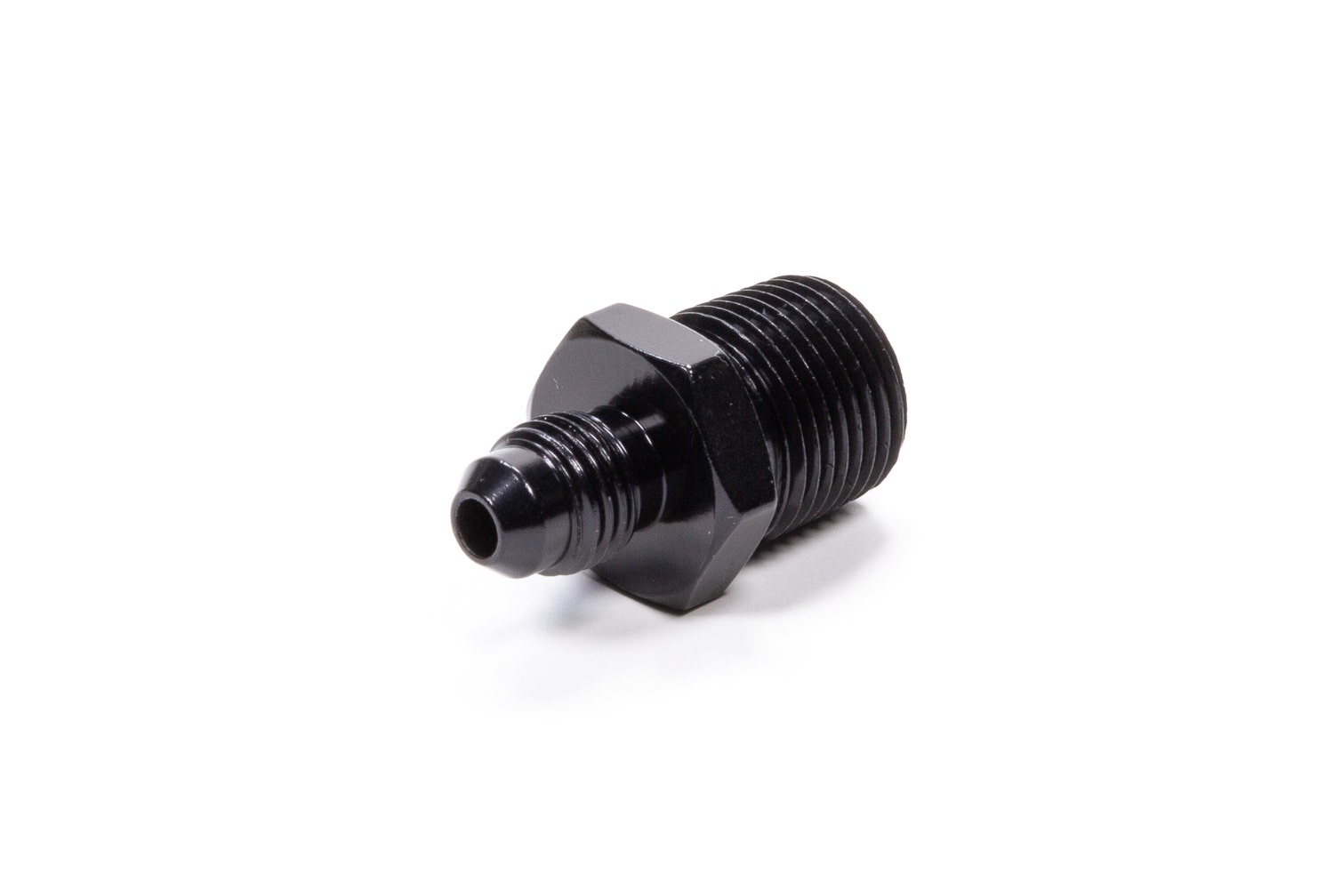 Fragola 481644-Bl Black Size (-4) X 3/8" Mpt Straight Adapter Fitting   Black