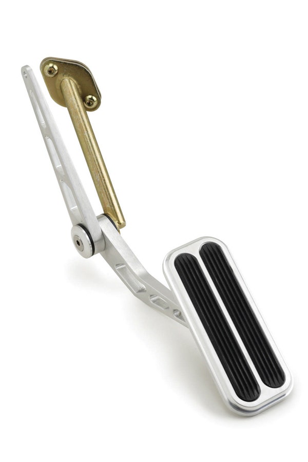 Lokar Bag-6127 Billet Aluminum Throttle Pedal With Rubber   Billet Aluminum
