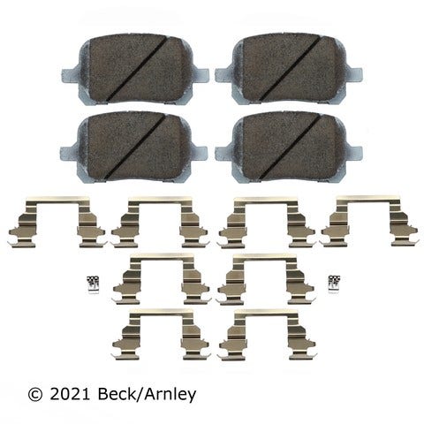 Beck/Arnley Disc Brake Pad Set P/N:085-6538  Disc Brake Pad Set P/N: