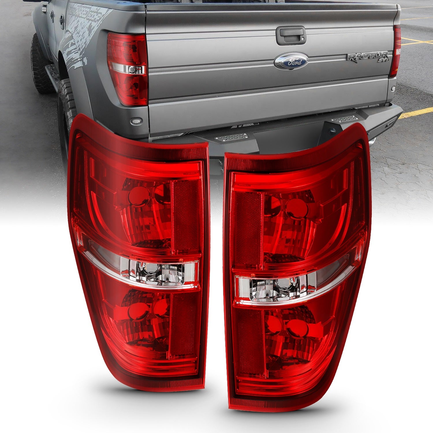 Anzo Usa 311299 Tail Light Assembly Fits 09-14 F-150   Tail Light Assembly Fits