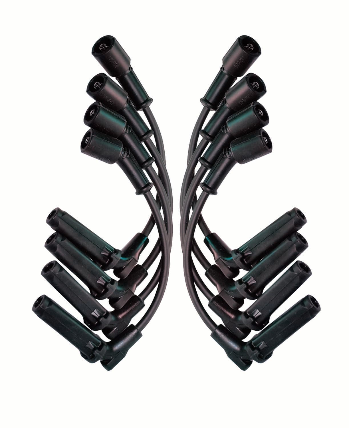 Moroso 51034 Ultra Series Black Spark Plug Wires, Gm Ls, 11" Length, 90 Degree