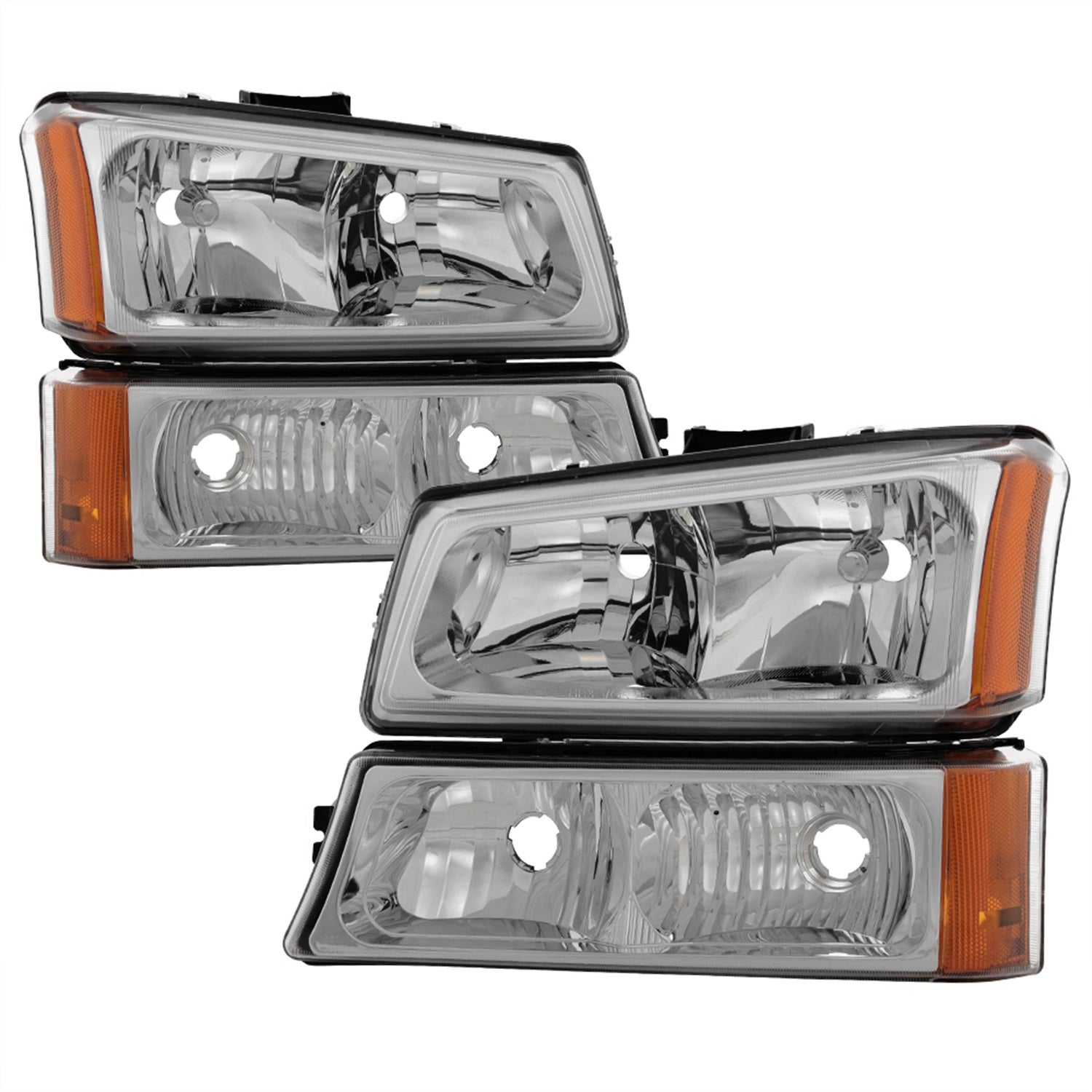 Spyder Auto 5064912 Xtune Crystal Headlights/Bumper Lights   Xtune Crystal