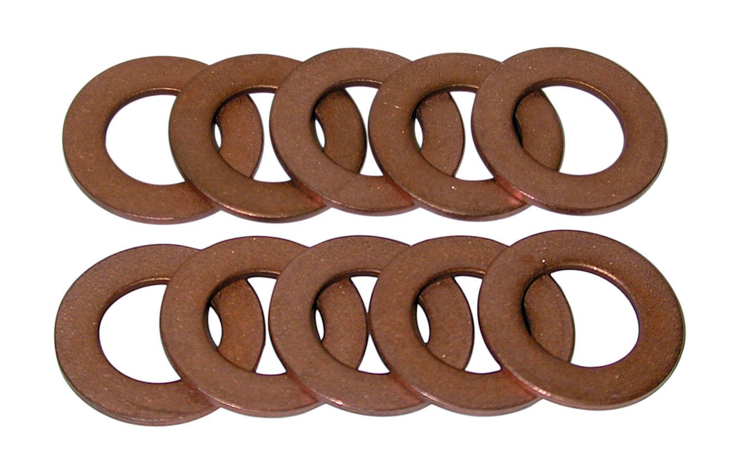 Moroso 97010 Copper Drain Plug Washers, Pack Of 10  Performance  Oil Drain Plug